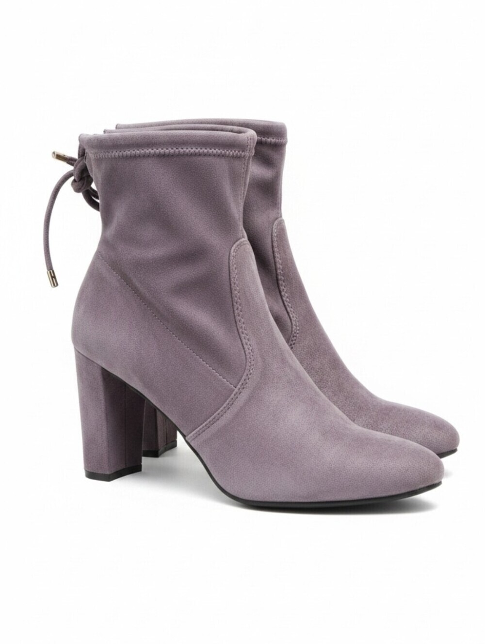 NEW DIRECTIONS | HOLLIS SLOUCHY SHAFT BACK TIE HEELED BOOTS